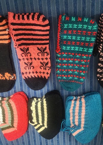 Renkli Desenli Kadın Çetikleri - Görsel 2