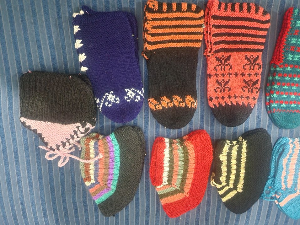 Renkli Desenli Kadın Çetikleri - Görsel 3