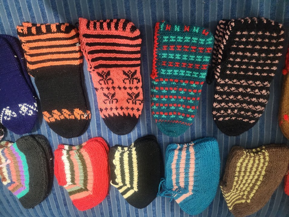 Renkli Desenli Kadın Çetikleri - Görsel 2