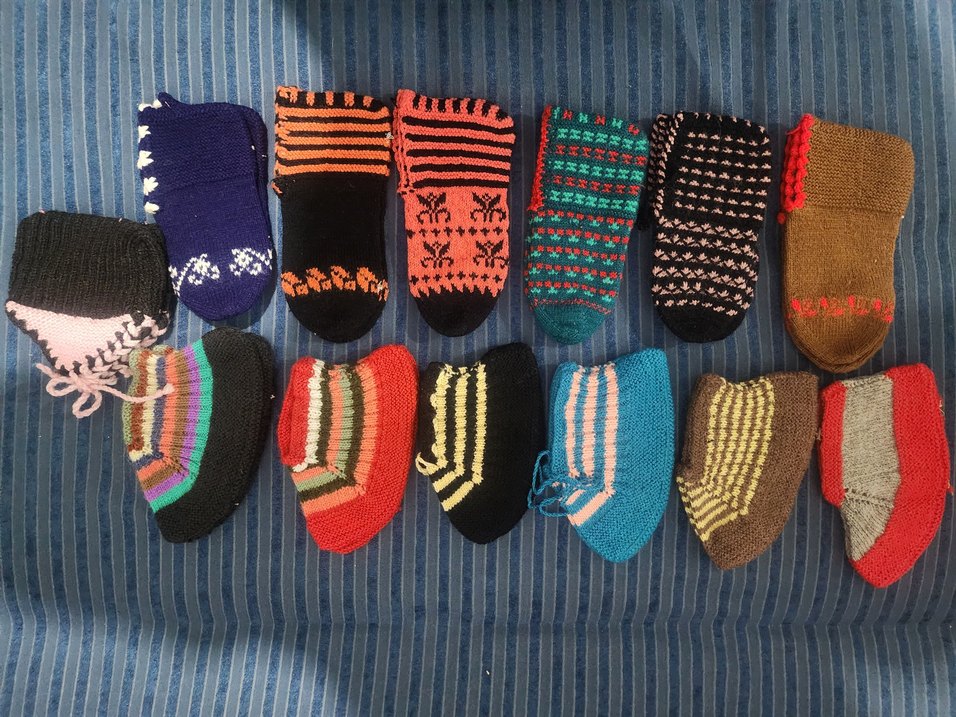 Renkli Desenli Kadın Çetikleri - Görsel 4