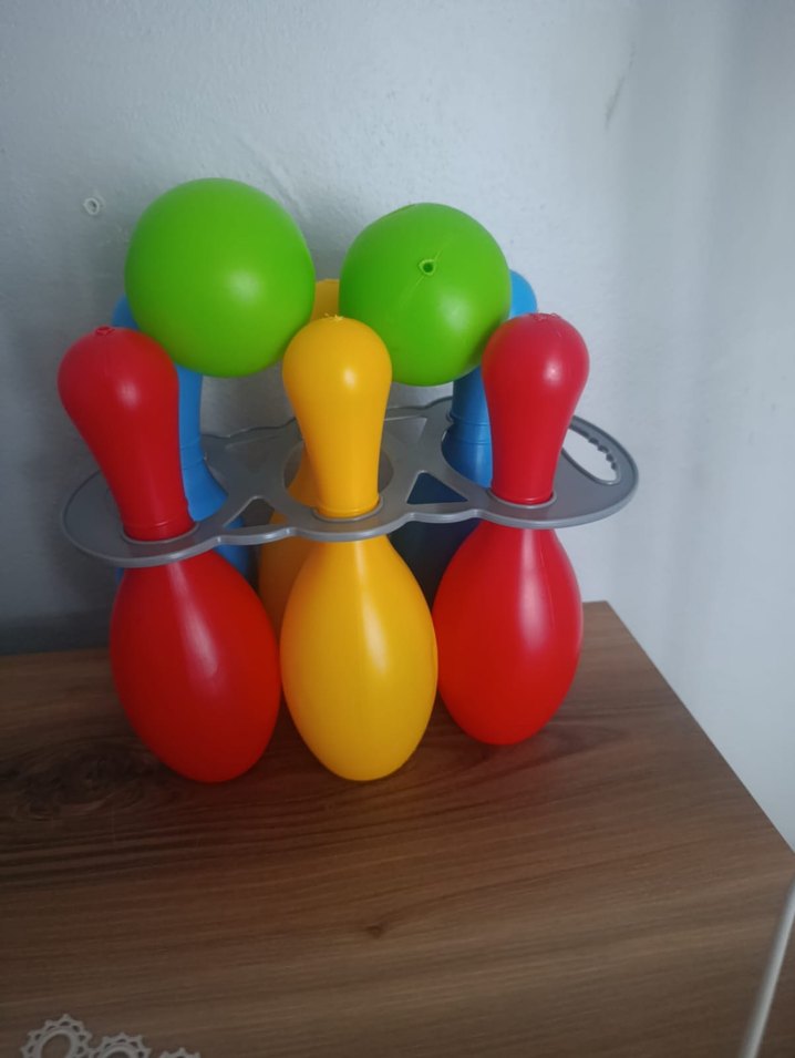 Renkli Plastik Bowling Seti - Görsel 2