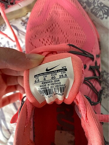 40 Beden pembe Renk orjinal nike ayakkabi