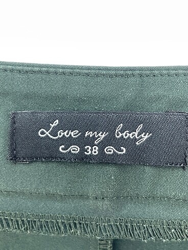 38 Beden yeşil Renk Love My Body Kumaş Pantolon %70 İndirimli.
