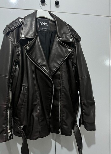 Zara oversize deri ceket 