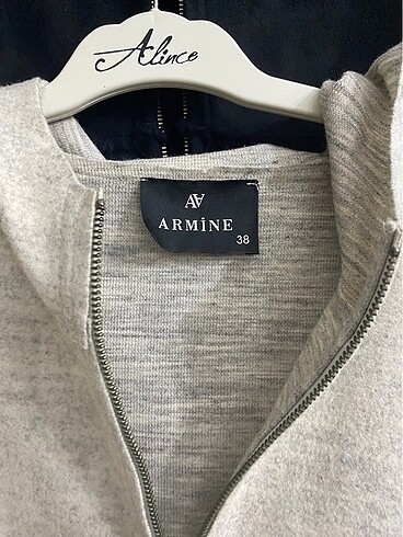 38 Beden gri Renk Armine hırka