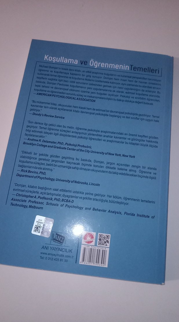 Koşullama ve Öğrenmenin Temelleri - Michael Domjan - Görsel 2