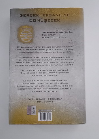 Efsane serisi - Marie Lu - Görsel 3