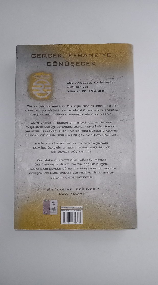 Efsane serisi - Marie Lu - Görsel 3