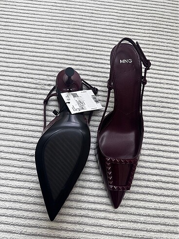 39 Beden Mango bordo ayakkabı