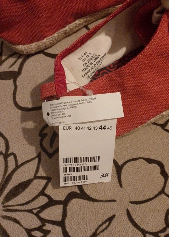 H&M espadril ayakkabı - Görsel 2