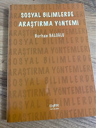 SOSYAL BİLİMLERDE ARAŞTIRMA YÖNTEMİ