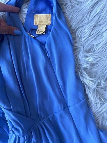 xs Beden mavi Renk H&M yeni etiketli elbise