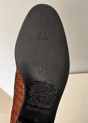 Diğer BOW TIE orj kahverengi ayakkabı loafer