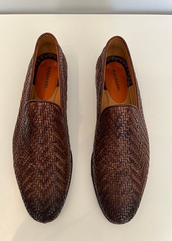 MAGNANNI Orjinal Örgü Deri Loafer