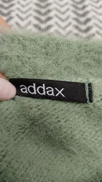 Addax mint yeşili tüylü kazak