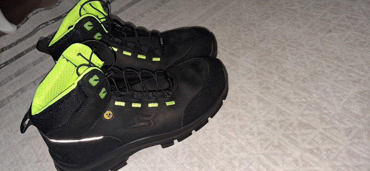 Stout Kompozit Burunlu İş Botu Siyah-Yeşil - Görsel 3