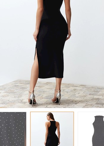 Taşlı abiye elbise - Görsel 2