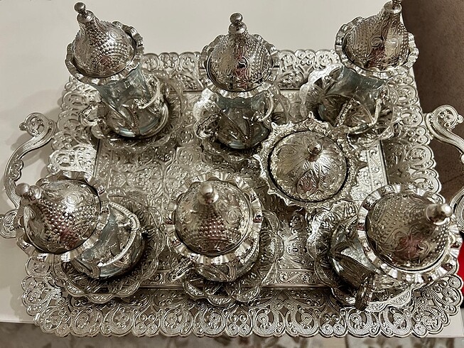 Bakır çay seti