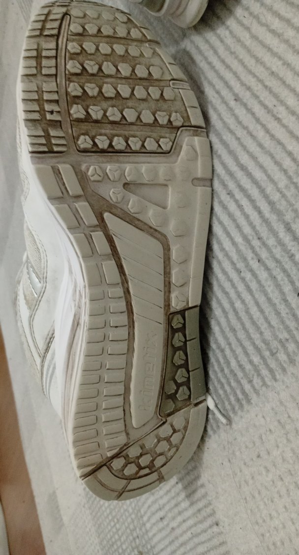 Beyaz Bağcıklı Kadın Spor Ayakkabı - Görsel 5