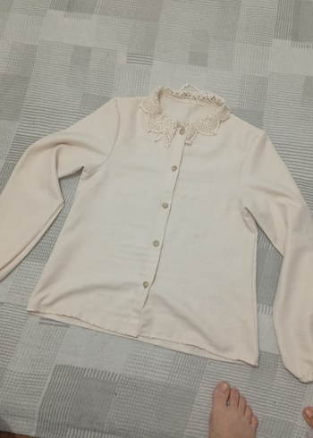 kız çocuk jile ve dantel gömlekli elbise - Görsel 5