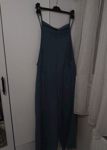 Kadın ince askılı oversize tulum - Görsel 2