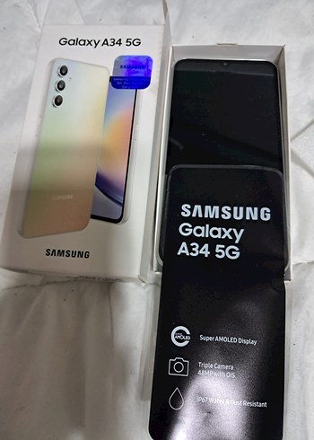 Samsung Galaxy A34 5G 128 GB Gümüş Çok Temiz Sorunsuz  Kayıtlı - Görsel 13