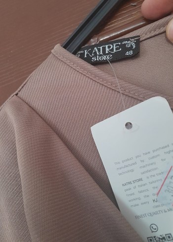 48 Beden Kahverengi Uzun Drapeli Abiye Elbise