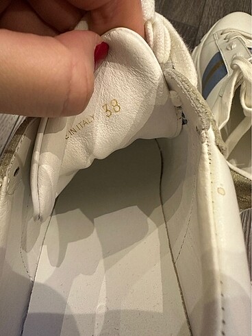 38 Beden beyaz Renk Vakko sneakers