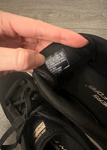 Skechers Siyah Dolgu Topuklu Spor Ayakkabı - Görsel 4