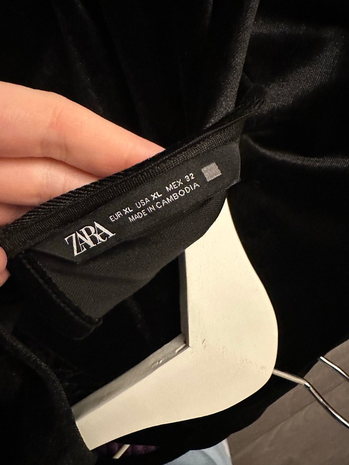 Zara kadife elbise - Görsel 3