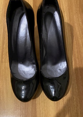 36 Beden siyah Renk Siyah Rugan Platform Topuklu Kadın Stiletto