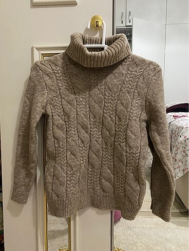 Boğazlı kışlık kazak - Görsel 5