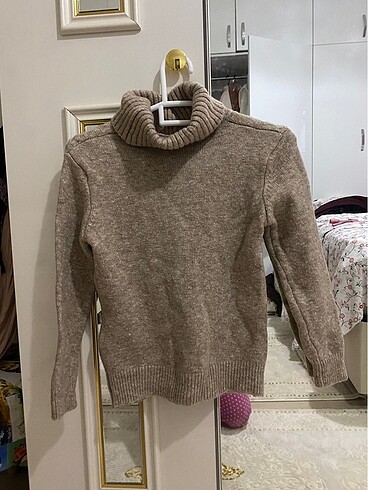 Boğazlı kışlık kazak - Görsel 6