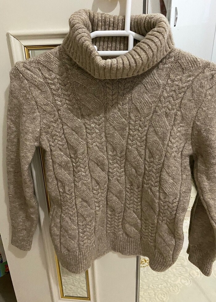 Boğazlı kışlık kazak - Görsel 4