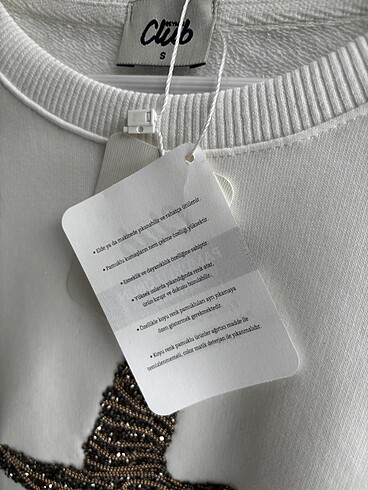 m Beden beyaz Renk Beymen kadın beyaz sweat