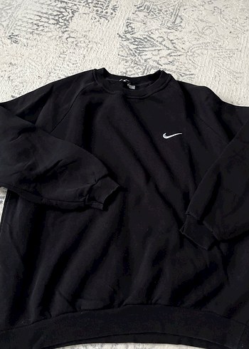 Nike Siyah Bisiklet Yaka Sweatshirt