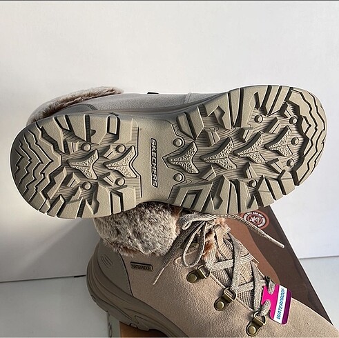 37 Beden gri Renk Skechers bayan kışlık bot