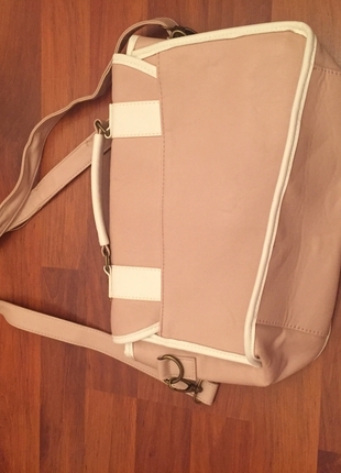 LC Waikiki Pudra rengi retro çanta
