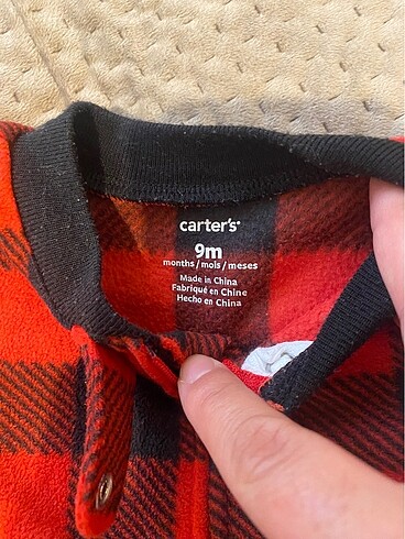 6-9 Ay Beden Carter s bebek polar tulum