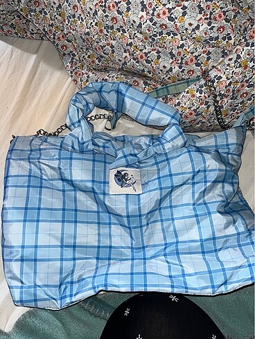 Bershka mavi çanta