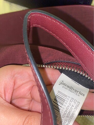  Beden bordo Renk Stradivarius Çanta