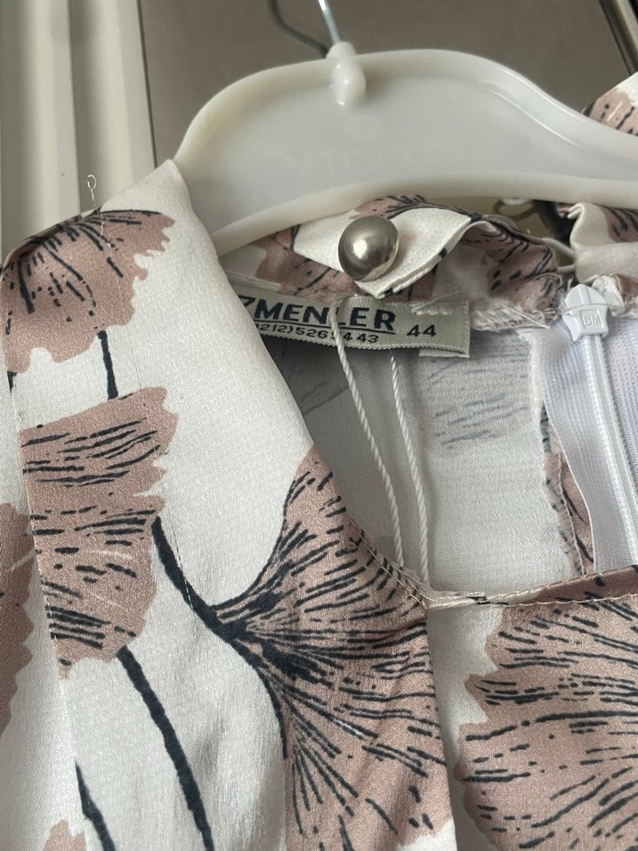 Tesettür saten elbise - Görsel 2