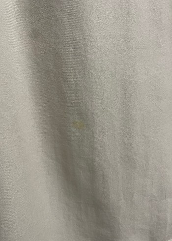 Kadın Beyaz Keten Uzun Drapeli Etek - Görsel 3