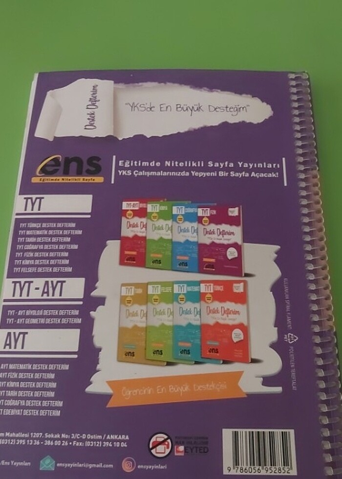 ENS GEOMETRİ DESTEK DEFTERİ  - Görsel 2
