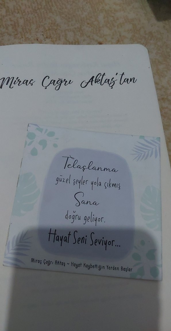 Hayat Kaybettiğin Yerden Başlar - Miraç Çağrı Aktaş - Görsel 3