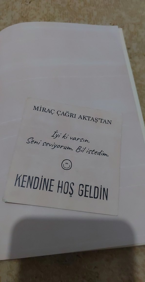 Kendine Hoş Geldin - Miraç Çağrı Aktaş - Görsel 3