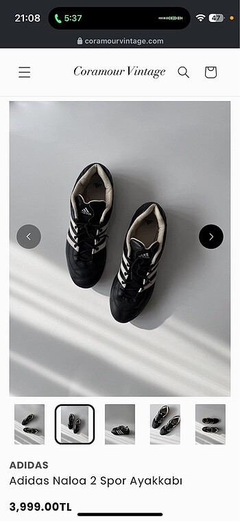 Adidas Naloa 2 Spor Vintage Ayakkabı