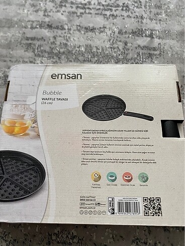Emsan emsan waffle tavası