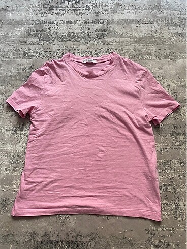 m Beden zara basic tisort