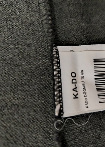 48 Beden yeşil Renk KADO - DÜĞMELİ TUNİK / KAP